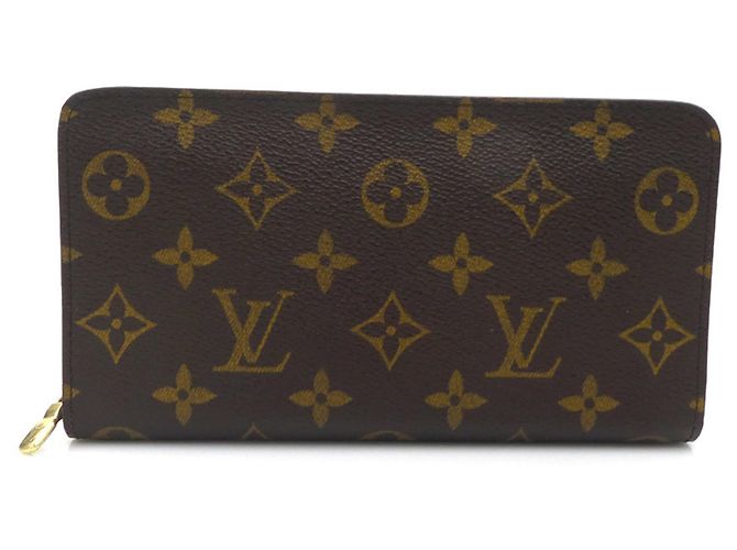 Louis Vuitton Monogram Long Wallet Brown