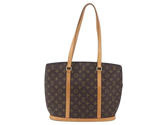 Bolsa Babylone em Canvas Monogram Louis Vuitton Marrom