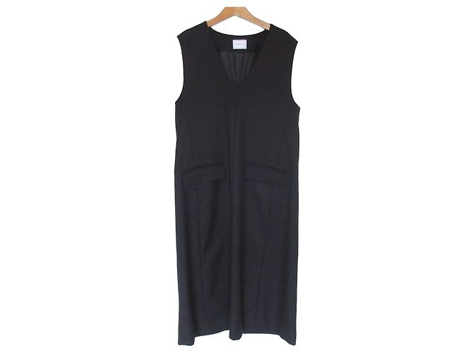Autre Marque Vestido Largo Stretch SHIPS Negro