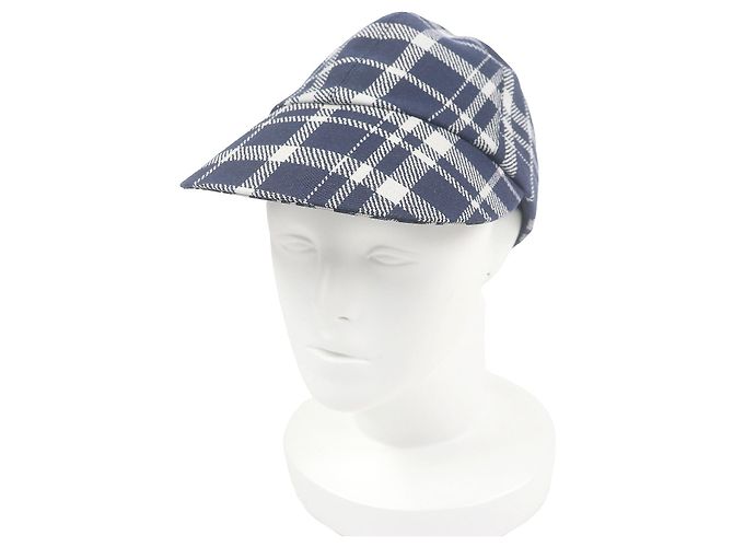 Boné de beisebol em algodão Oblique Christian Dior Azul Azul marinho