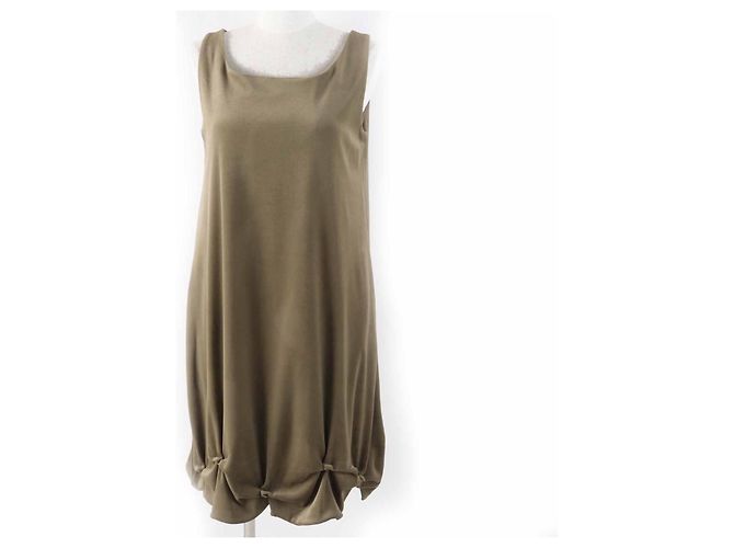 Autre Marque DAISY LIN Einteiler aus Triacetat-Velours Daisy Summer Grün Khaki