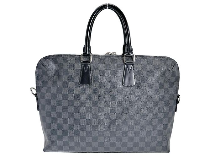 Louis Vuitton Damier Graphite Briefcase Black