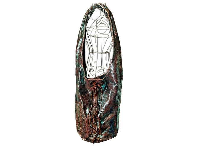 Minority Sac à main iridescent en cuir Métallisé