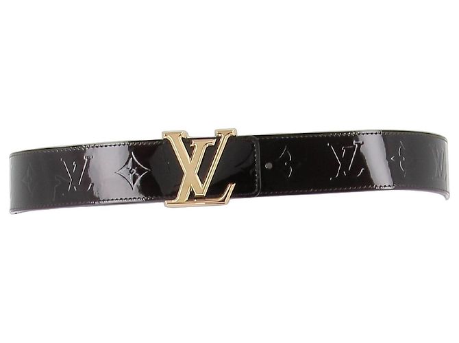 Louis Vuitton Lackledergürtel Schwarz 
