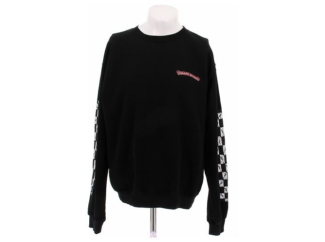 Chrome Hearts Sweatshirt aus Baumwolle schwarz mit Print