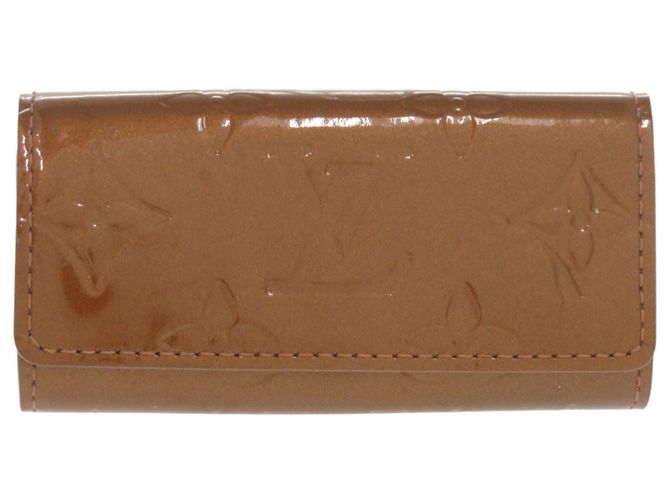 Estuche para llaves Monogram Vernis Bronze Multicle 4 de Louis Vuitton Bronce Monograma