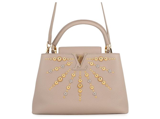 Bolsa de couro Capucines MM da Louis Vuitton