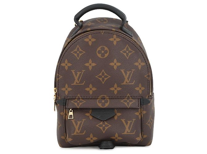 Louis Vuitton Monogram Palm Springs Backpack MINI Black
