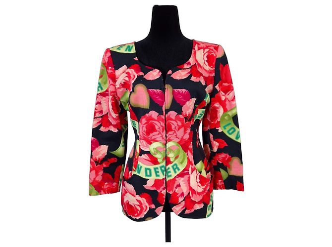 Vis à Vis Byblos 1990s pop jacket Multiple colors