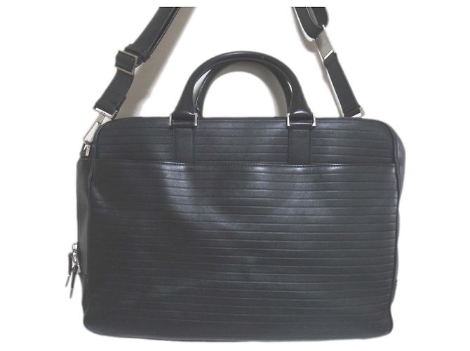 Christian Dior Pasta de couro Dior Homme Preto