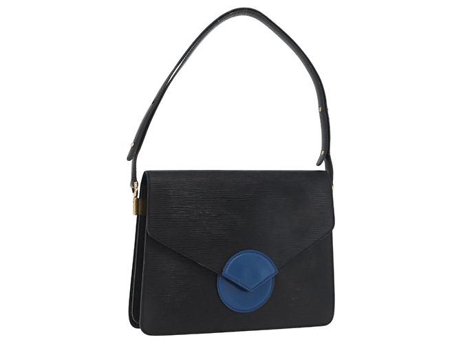 LOUIS VUITTON Borsa a Spalla Epi Osh Nera Blu M52445 LV Auth 172755 Nero