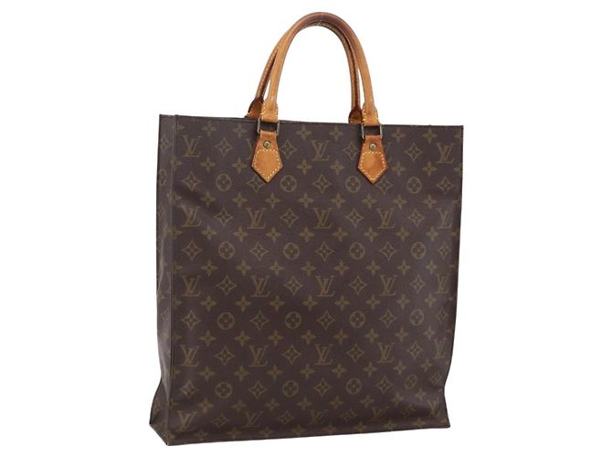 LOUIS VUITTON Bolsa Sac Plat Monogram M51140 LV Auth BA11074 Monograma