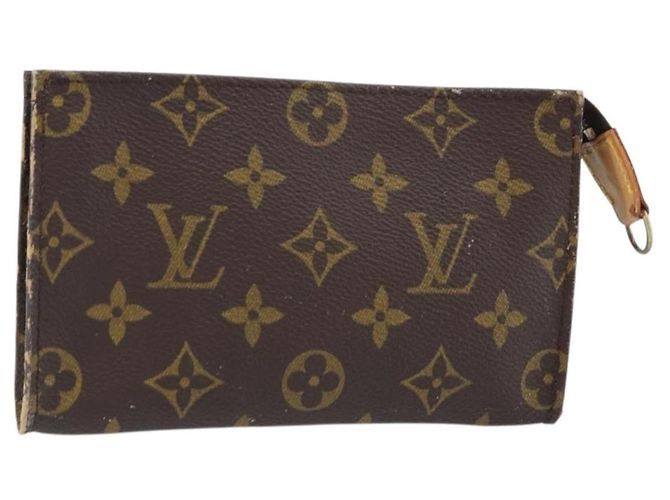 LOUIS VUITTON Monogram Bucket PM Accessory Pouch LV Auth ka2841