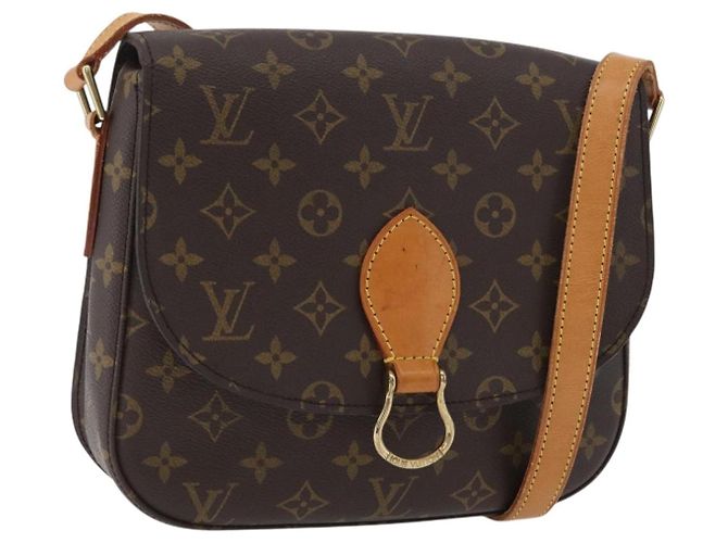 LOUIS VUITTON Bolsa de Ombro Monogram Saint Cloud GM M51242 LV Auth ki6481 Monograma