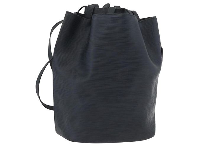 FENDI Backpack Leather Charcoal gray Auth 173517 Dark grey
