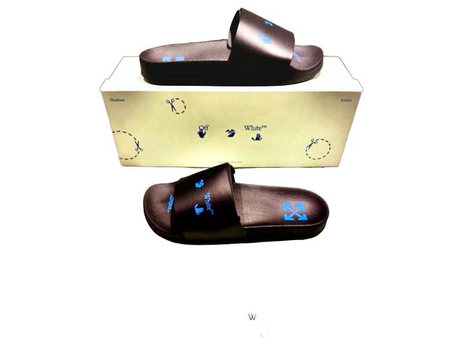 Off White Off-White "Diag" Slides Black