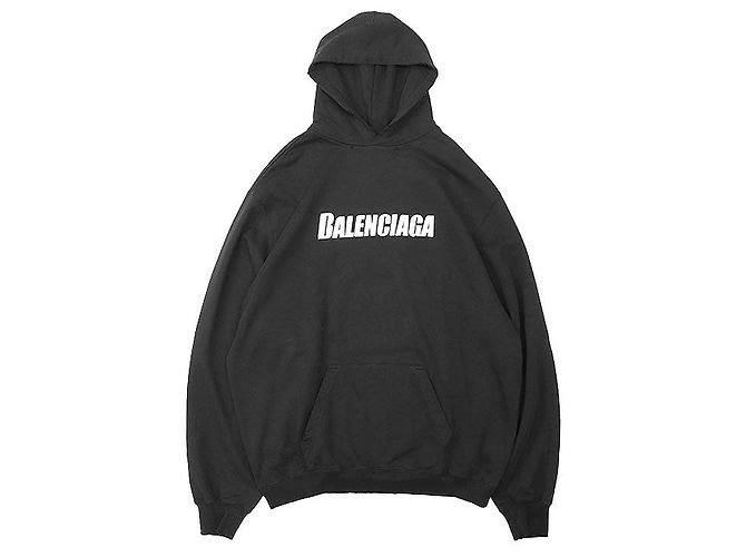 Everyday Sudadera de algodón Crush Destroyed de Balenciaga Negro