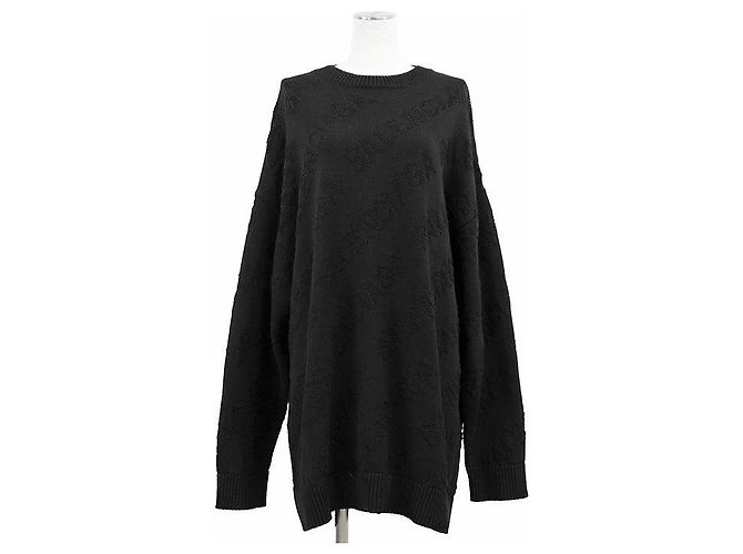 Everyday Baumwollpullover Balenciaga Schwarz