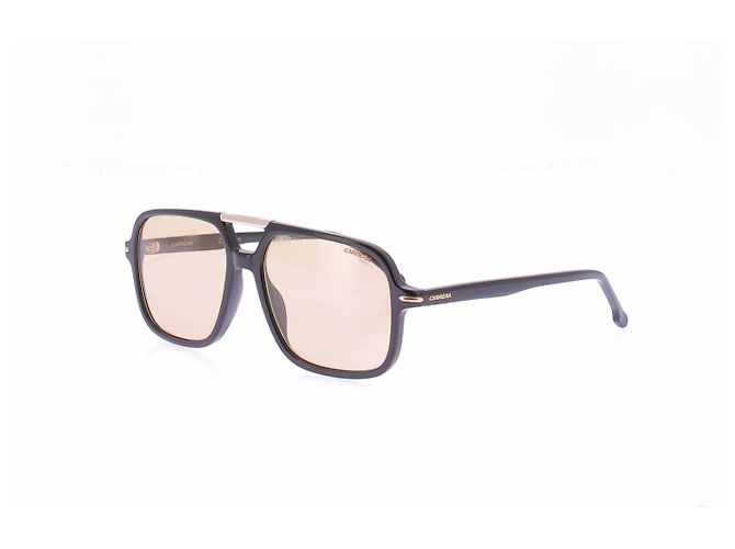 Carrera Gafas de sol negras con lentes amarillas Negro