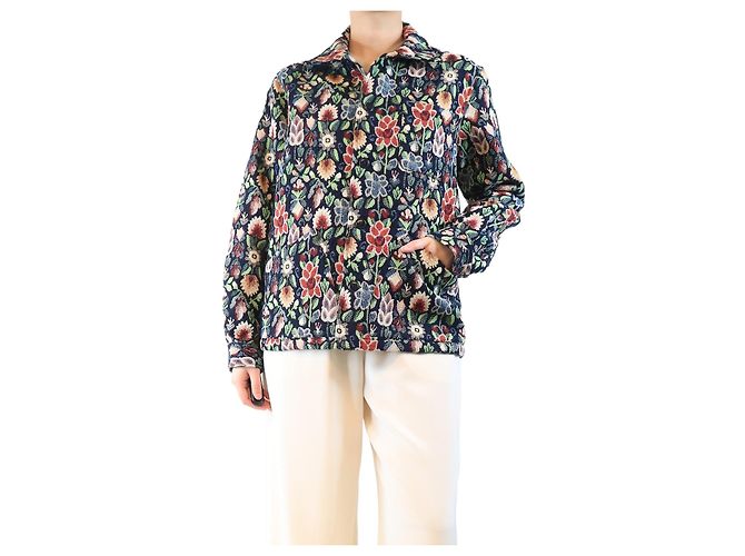 Autre Marque Multicolour flower jacket - size XL Multiple colors