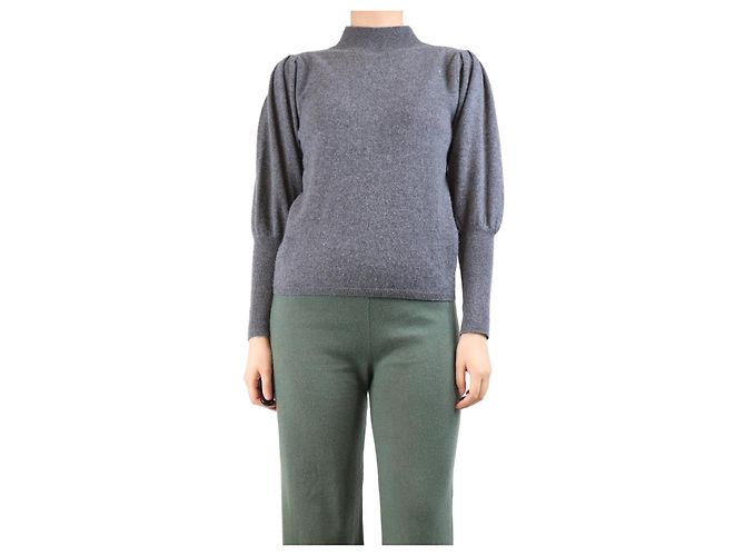 Autre Marque Grau Cashmere-Pullover - Größe S 