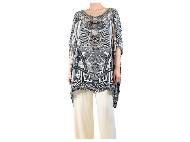 Camilla Multicolour embellished kaftan - One size