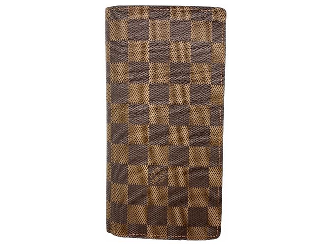 Cartera Larga Brazza Damier Louis Vuitton Damier ebene