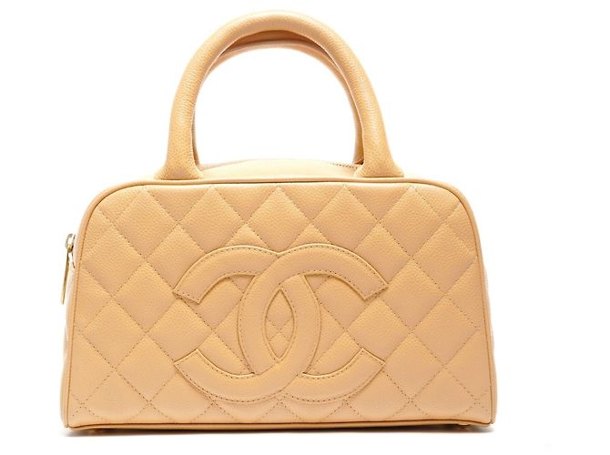 Bolso Mini Boston Coco Mark de Chanel Beige
