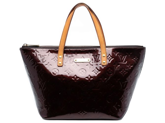 Louis Vuitton Purple Monogram Vernis Bellevue PM Roxo