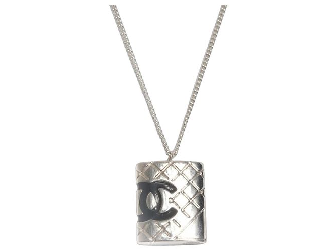 Collar Chanel 2005 Coco Mark Cambon en plata