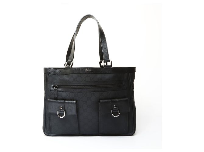 Borsa a mano Gucci GG Canvas 268639 Nero