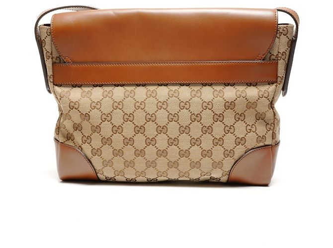 Borsa a Spalla Gucci GG Canvas Marrone