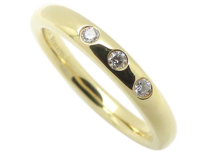Anillo de oro amarillo Tiffany & Co. con diamantes Dorado