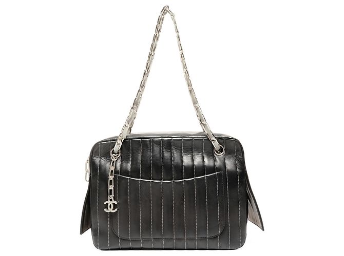 Borsa a Spalla in Pelle di Agnello Chanel Nero