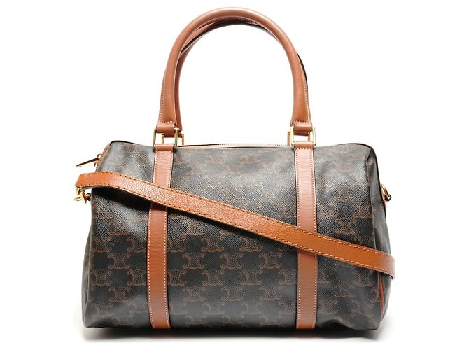 Céline Borsa Boston Celine Macadam Marrone