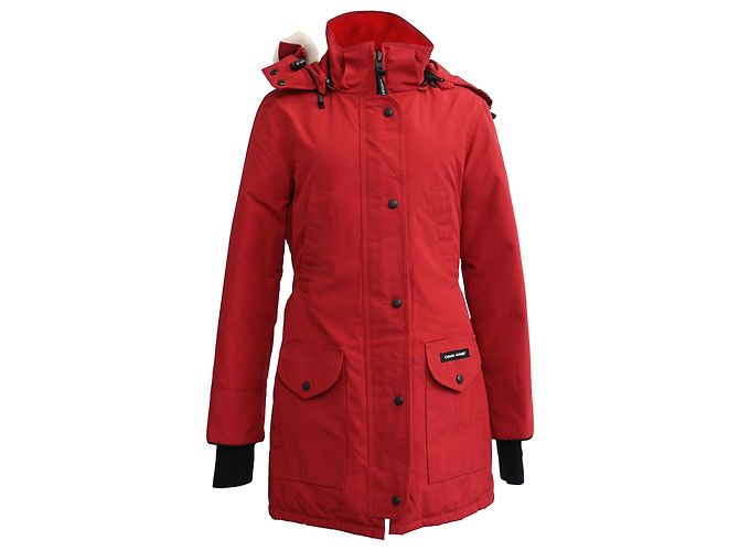 Chaqueta Parka Trillium de Canada Goose en Burdeos de Poliéster Roja