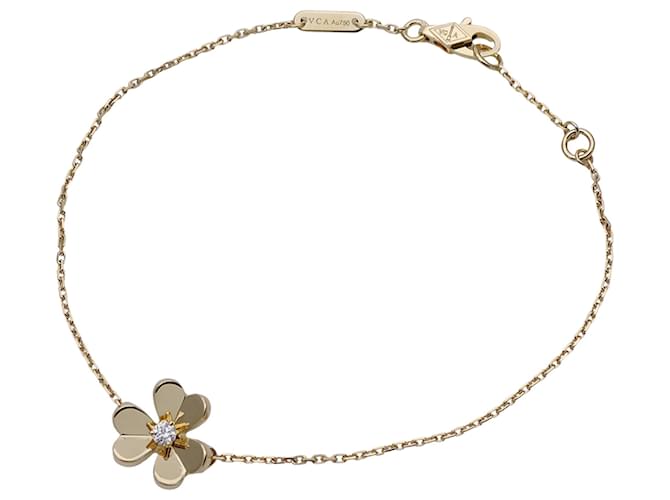 Pulseira Mini Charm Frivole da Van Cleef & Arpels Dourado 