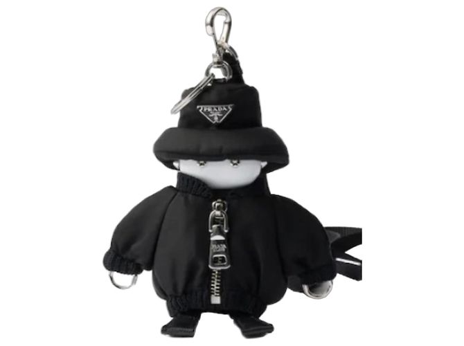 PRADA Soft Robot Keychain in Re-Nylon NEW