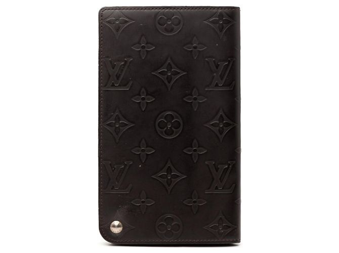 Monedero Monogram Glacé Louis Vuitton Castaño Monograma