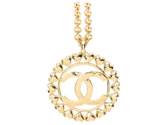 Collar con motivo de corazón Coco Mark de Chanel Dorado