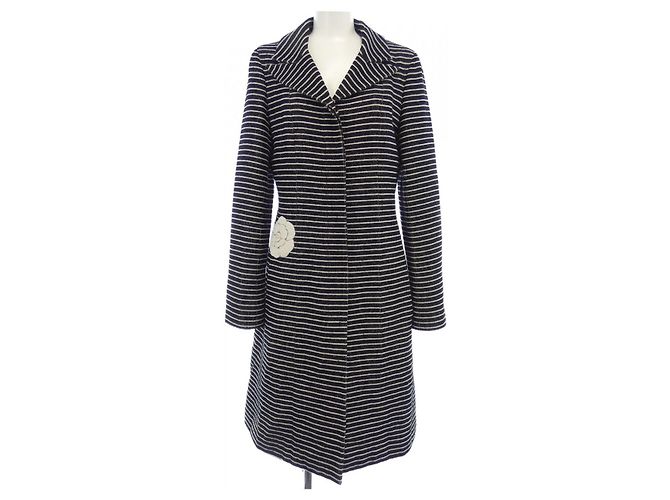 Timeless Abrigo Chanel P16918V09428 01C de algodón negro y blanco