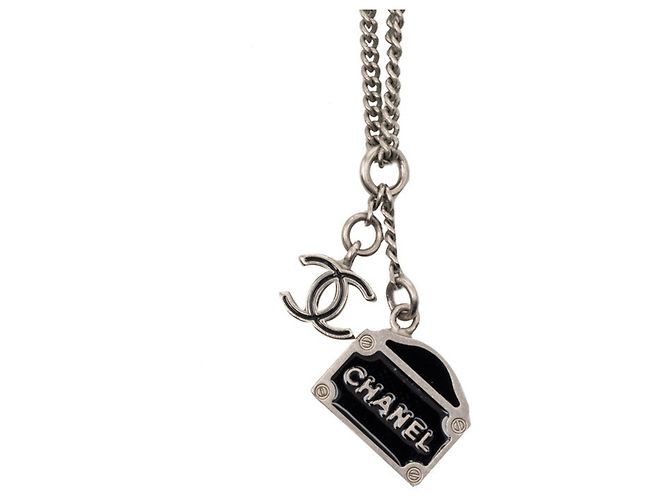Collar Coco Mark Le Cambon 31 Rue Cambon de Chanel Negro Plata