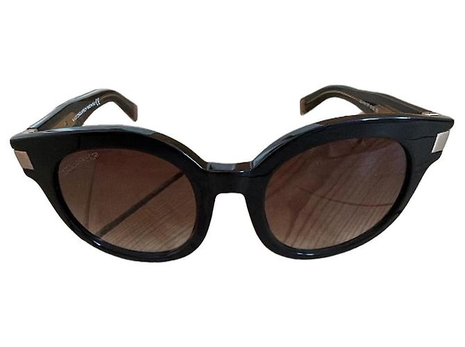Gafas de sol Dsquared2 Negras con Lentes Marrones Degradadas Negro