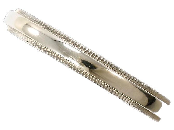 Tiffany & Co. Milgrain PT950 Platinum Ring