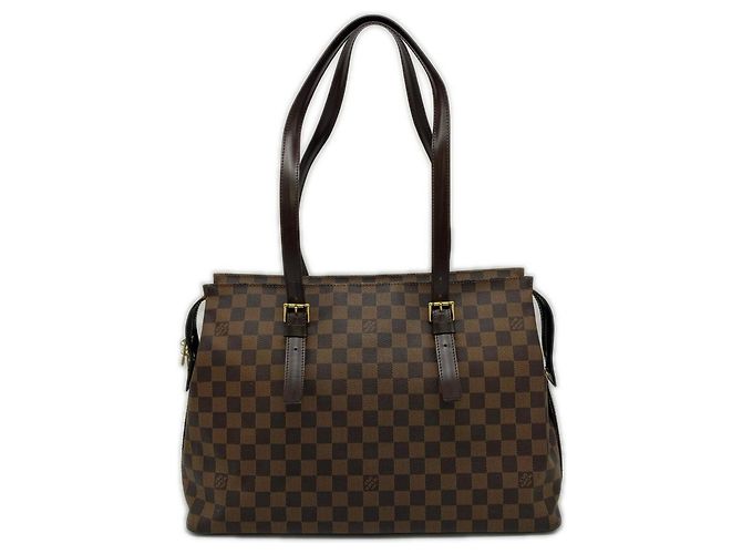 Bolso Chelsea Damier Louis Vuitton Castaño