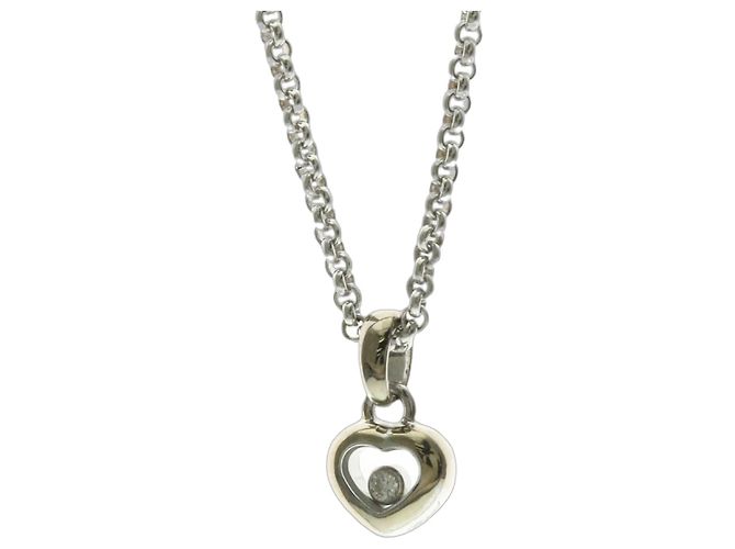 Collar Péndulo Happy Diamond de Chopard Plata