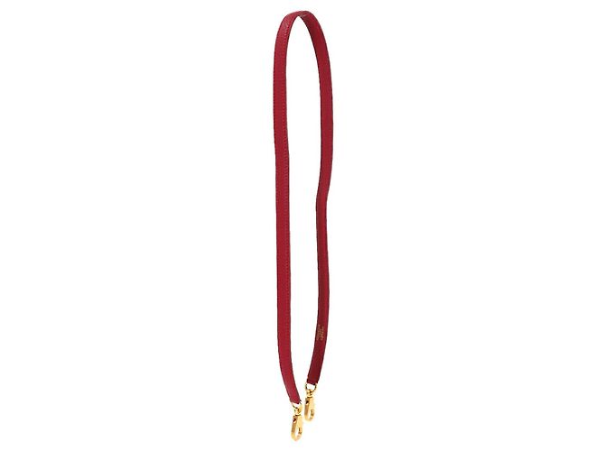 Hermès Correa de Hombro Hermes Kelly Bolide Roja