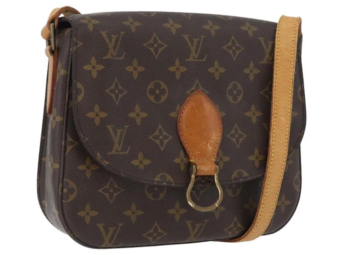 LOUIS VUITTON Bolsa de Ombro Monogram Saint Cloud GM M51242 LV Auth ki6540 Monograma