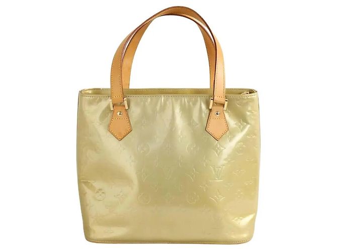 Louis Vuitton Borsa a Mano Reade in Pelle Dorata D'oro