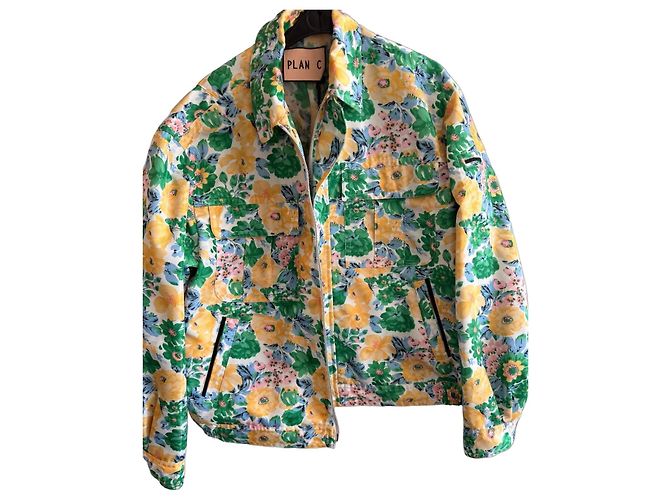 Plan C Cotton Jacket Multi Color Multiple colors